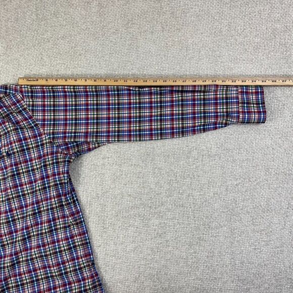 Polo Ralph Lauren Performance Shirt Men's Medium Classic Fit Plaid Long Sleeve - Picture 7 of 8